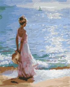 Картини за номерами Маленька Асоль 40x50 Brushme BS52158
