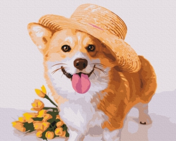Картины по номерам Джентльмен пес 48x60 Brushme BS52650L