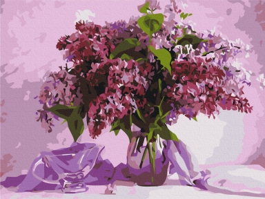 Картини за номерами Улюблений бузок 30x40 Brushme RBS34024