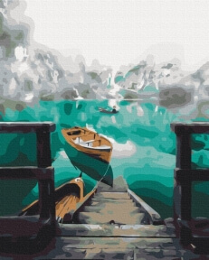 Картины по номерам Пейзаж в тумані 40x50 Brushme BS52720