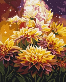 Картини за номерами Космічні квіти © Anna Steshenko 40x50 Brushme BS53568
