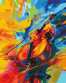 Картини за номерами Симфонія кольорова 40x50 Brushme BS54035