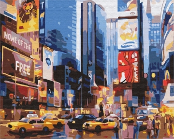 Картини за номерами Таймс-сквер 48x60 Brushme BS8136L