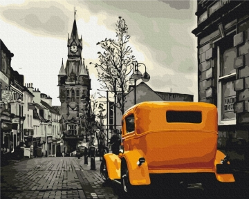 Картины по номерам Лондонское такси 48x60 Brushme BS4239L
