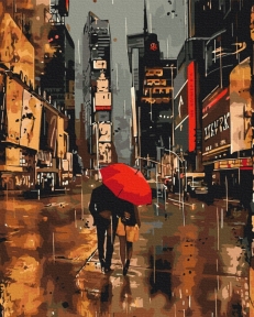 Картини за номерами Урбаністична романтика 48x60 Brushme BS53979L