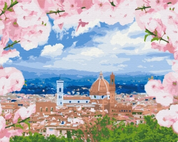 Картини за номерами Флоренція у кольорі 40x50 Brushme BS52637