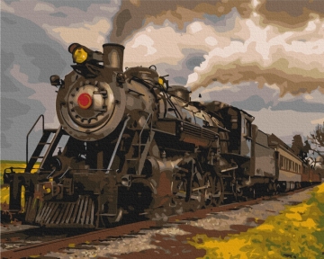 Картины по номерам Поїзд 48x60 Brushme BS53714L