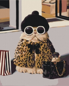 Картины по номерам Шопінг терапія ©Lucia Heffernan 40x50 Brushme BS53503