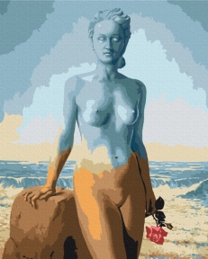Картины по номерам Красивый корабль. Рене Магритт 48x60 Brushme BS52406L
