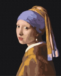 Картины по номерам Дівчина з перловою сережкою 40x50 Brushme BS223