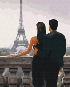 Картини за номерами Бажаний Париж 40x50 Brushme BS30669