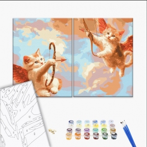 Картины по номерам Стрелы любви 30x40 Brushme RBS10345Q
