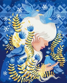 Картины по номерам Птицы зимы © Полина Скурихина 48x60 Brushme BS53864L