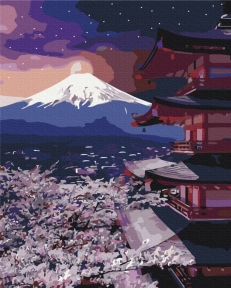 Картины по номерам Гора Фудзи 48x60 Brushme BS43569L