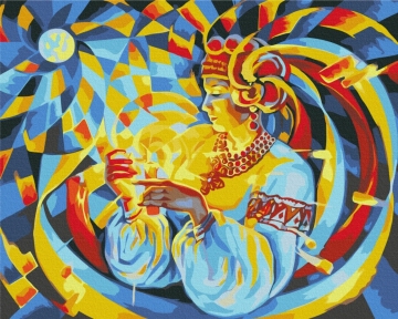 Картины по номерам Свеча надежды © Oleg Loburak 48x60 Brushme BS53313L