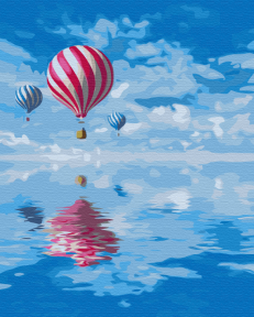 Картины по номерам Oтражение шаров 48x60 Brushme BS52283L