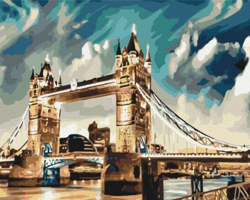Картины по номерам Лондон в облаках 48x60 Brushme BS52223L