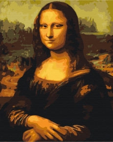 Картини за номерами Мона Ліза 48x60 Brushme BS241L