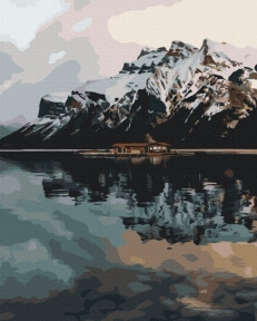Картини за номерами Будиночок у горах 40x50 Brushme BS52841