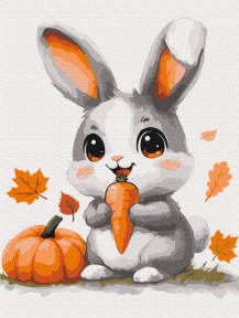 Картини за номерами Зайчик 30x40 Brushme KBS0162