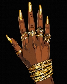 Картины по номерам Блеск роскоши 40x50 Brushme BSB0050