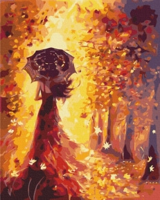 Картини за номерами Золота осінь 48x60 Brushme BS5582L