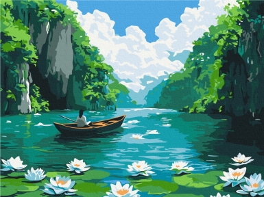 Картины по номерам Где царит мир 30x40 Brushme RBS54240