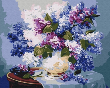 Картины по номерам Сиреневые цвета 48x60 Brushme BS52672L
