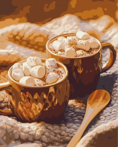 Картины по номерам Какао с зефирками 40x50 Brushme BS54440