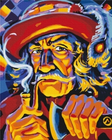 Картини за номерами Дід з гір © Oleg Loburak 48x60 Brushme BS53765L