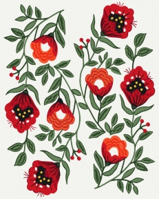 Картины по номерам Сад в расцвете ©ptaha.in.ua 40x50 Brushme BS54364
