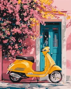 Картины по номерам Прогулка в стиле ретро 40x50 Brushme BS54315