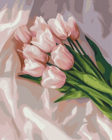Картины по номерам Нежность тюльпанов 40x50 Brushme BS54228