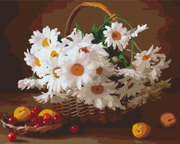 Картины по номерам Полевые ромашки 48x60 Brushme BS29376L