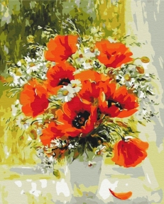 Картини за номерами Польовий букет олією 48x60 Brushme BS51975L