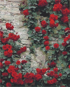Картины по номерам Цветы у дома 48x60 Brushme BS51406L