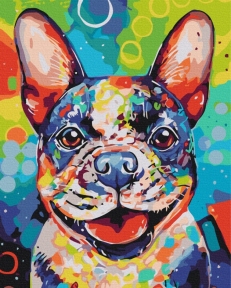 Картины по номерам Яркий пес 48x60 Brushme BS38448L