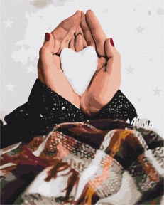 Картины по номерам Зимняя любовь 40x50 Brushme BS52492