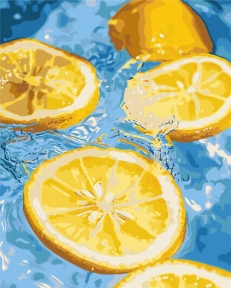Картины по номерам Освежающий лимон 40x50 Brushme BS54307