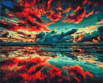 Картини за номерами Відзеркалення світу 40x50 Brushme BS52183