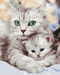Мама кишка з кошеням 40x50 Brushme BS52689