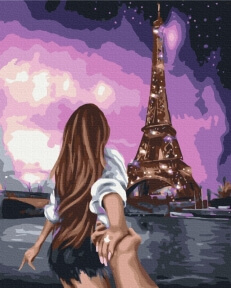 Картини за номерами Скажи Парижу Так! 40x50 Brushme BS38344