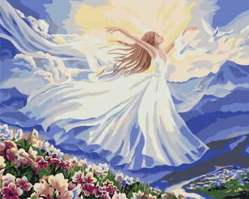 Картины по номерам Ніжність в польоті © Anna Steshenko 48x60 Brushme BS53567L