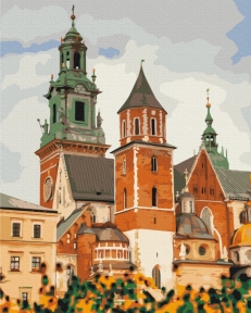 Картины по номерам Вавельський замок в Кракові 40x50 Brushme BS53431