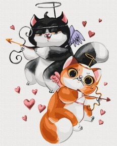 Картины по номерам ЛяМурчики © Kateryna Branchukova 40x50 Brushme BS53776