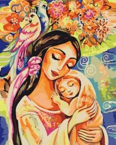 Картины по номерам Материнская любовь 48x60 Brushme BS51591L