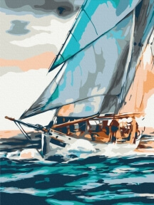 Картины по номерам Морское путешествие ©Понамарчук Ирина 30x40 Brushme RBS53299