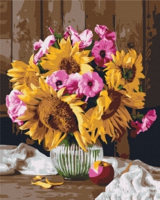 Картини за номерами Букет дачний 48x60 Brushme BS52735L