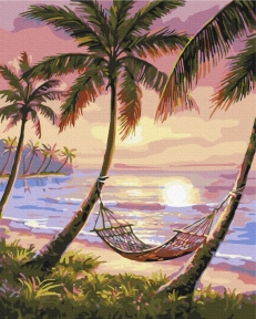 Картины по номерам Райский уголок 48x60 Brushme BS4821L