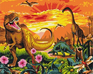 Картины по номерам Мир прошлого 40x50 Brushme BS52257